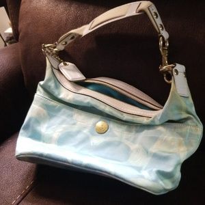 Coach shoulder zip bag